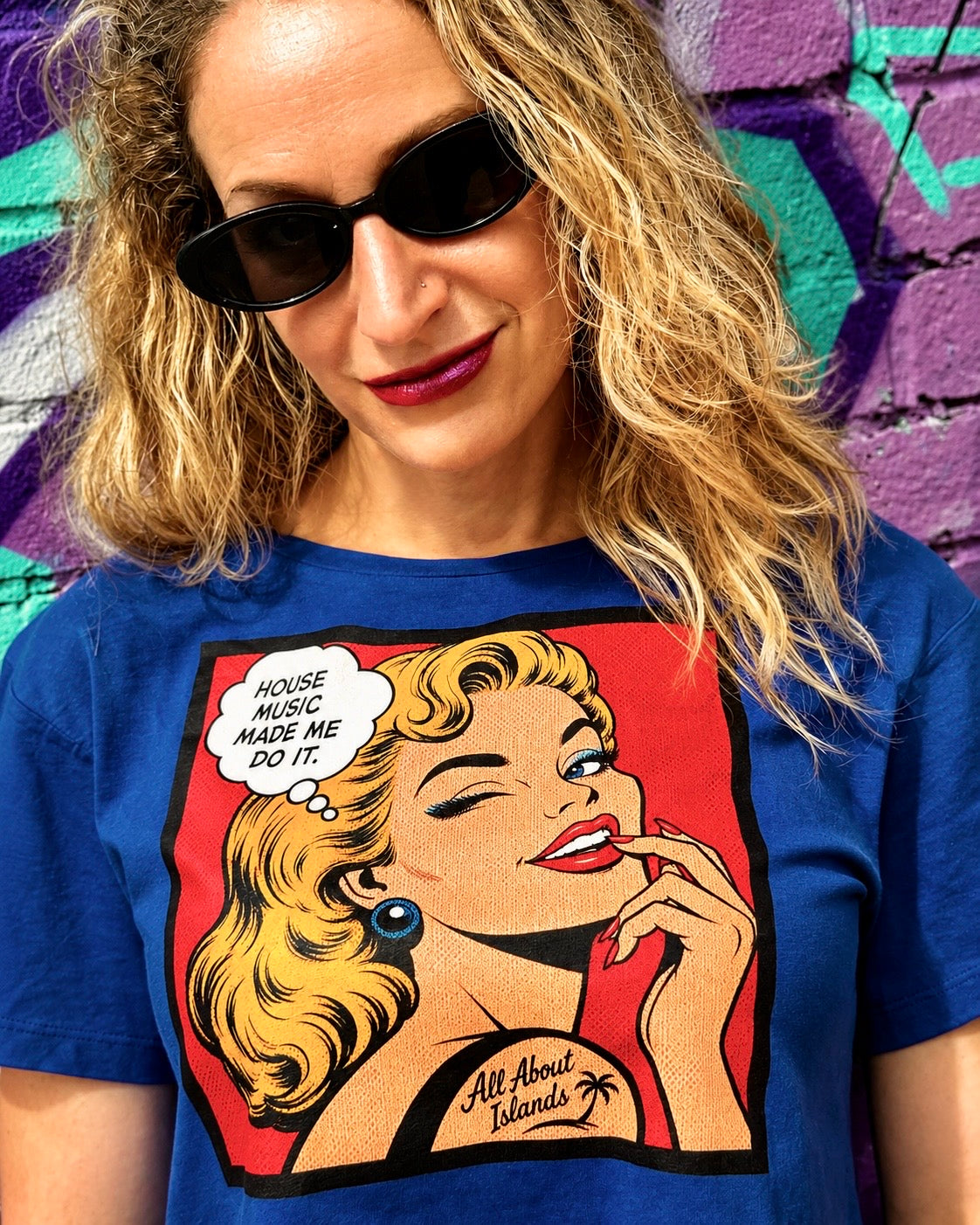 House Music Made Me Do It — Crop Tee